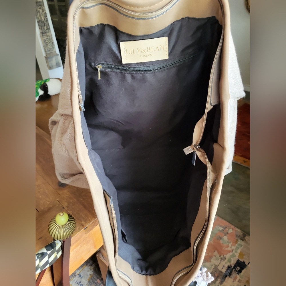 Lily & Bean Custom Large Tote Bag Initials Kg Cle… - image 5